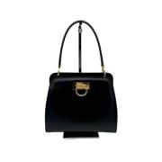 Pre-owned Leather celine-bags Celine Vintage , Black , Dames