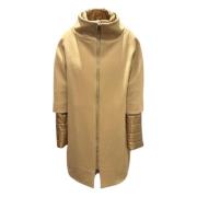 Beige Oversized Wollen Jas Herno , Beige , Dames