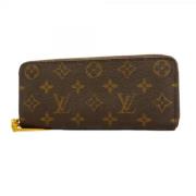 Pre-owned Canvas wallets Louis Vuitton Vintage , Brown , Dames