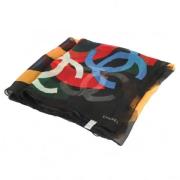 Pre-owned Silk scarves Chanel Vintage , Multicolor , Dames