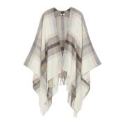 Stijlvolle Poncho en Sjaal Emme DI Marella , Beige , Dames