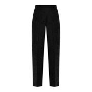 Gestreepte wijde broek Etro , Black , Dames