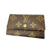 Pre-owned Canvas key-holders Louis Vuitton Vintage , Brown , Unisex