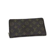 Pre-owned Canvas wallets Louis Vuitton Vintage , Brown , Dames