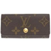 Pre-owned Canvas key-holders Louis Vuitton Vintage , Brown , Dames