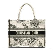 Pre-owned Canvas dior-bags Dior Vintage , White , Dames