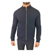 Mao Kraag Fleece Zomerjas RRD , Blue , Heren