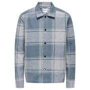 Check Overshirt Flint Stone Multi Only & Sons , Multicolor , Heren