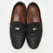 Pre-owned Leather flats Gucci Vintage , Black , Heren