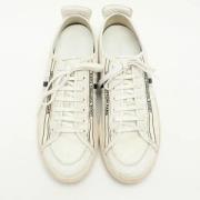 Pre-owned Leather sneakers Louis Vuitton Vintage , White , Heren