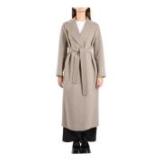 Wollen Jas Poldo Stijl Max Mara , Gray , Dames