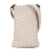 Pre-owned Leather crossbody-bags Bottega Veneta Vintage , White , Dame...