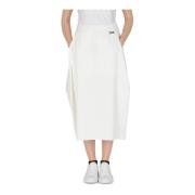 Elegante A-Lijn Rok Wit 19v69 Italia , White , Dames