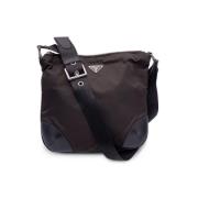 Pre-owned Canvas prada-bags Prada Vintage , Brown , Dames