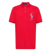 Casual Rood Kortemouw Polo Shirt Polo Ralph Lauren , Red , Heren