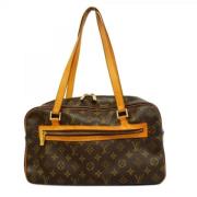 Pre-owned Canvas louis-vuitton-bags Louis Vuitton Vintage , Brown , Da...