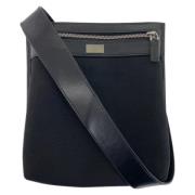 Pre-owned Canvas crossbody-bags Gucci Vintage , Black , Dames