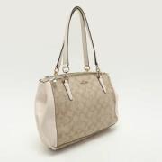 Pre-owned Canvas handbags Coach Pre-owned , Beige , Dames