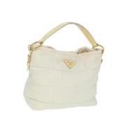 Pre-owned Nylon prada-bags Prada Vintage , White , Dames