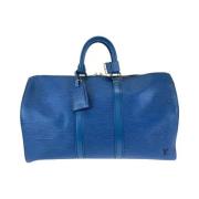 Pre-owned Leather louis-vuitton-bags Louis Vuitton Vintage , Blue , Da...