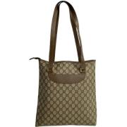 Pre-owned Leather gucci-bags Gucci Vintage , Brown , Dames