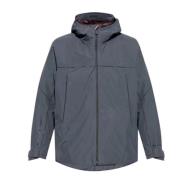 Reflecterende Lichtgewicht Jas met capuchon Moncler , Gray , Heren