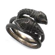 Pre-owned Silver rings Gucci Vintage , Gray , Dames