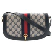 Pre-owned Canvas crossbody-bags Gucci Vintage , Blue , Dames