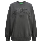 Losse Print Crew Sweatshirt Onweersbui Groen Jack & Jones , Green , Da...