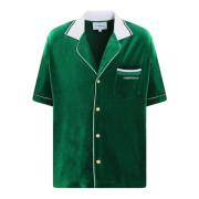 Velours Shirt voor Heren Casablanca , Green , Heren