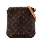 Pre-owned Canvas louis-vuitton-bags Louis Vuitton Vintage , Brown , Da...