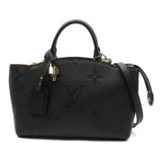 Pre-owned Canvas shoulder-bags Louis Vuitton Vintage , Black , Dames