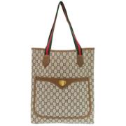 Pre-owned Canvas gucci-bags Gucci Vintage , Beige , Dames