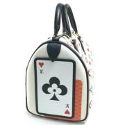 Pre-owned Fabric louis-vuitton-bags Louis Vuitton Vintage , White , Da...