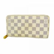 Pre-owned Canvas wallets Louis Vuitton Vintage , White , Dames