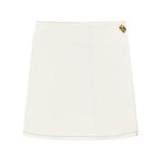 Midi Skirts Ganni , White , Dames