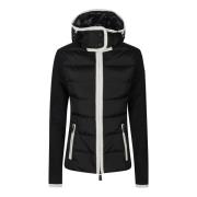 Stijlvolle Gebreide Cardigan Sweater Moncler , Black , Dames