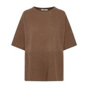 Cashmere Manto Shirt Max Mara , Brown , Dames