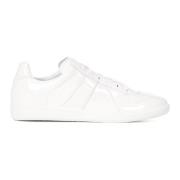 Witte Leren Sneakers Ss22 Maison Margiela , White , Dames