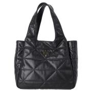 Pre-owned Leather prada-bags Prada Vintage , Black , Dames