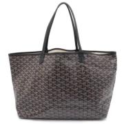 Pre-owned Leather totes Goyard Vintage , Black , Dames