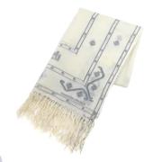 Pre-owned Silk scarves Hermès Vintage , Beige , Dames