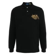 Casual Zwarte Korte Mouw Polo Shirt Polo Ralph Lauren , Black , Heren