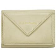 Pre-owned Leather wallets Balenciaga Vintage , Beige , Dames