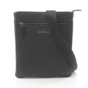 Pre-owned Leather shoulder-bags Salvatore Ferragamo Pre-owned , Black ...