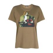 Concert Boy T-Shirt R13 , Green , Dames