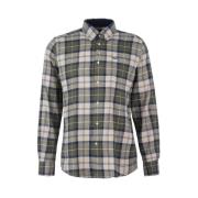 Geruite Lange Mouw Knoopshirt Barbour , Multicolor , Heren