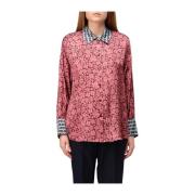 Viscose Overshirt Liu Jo , Pink , Dames