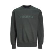 Bosrivier Sweatshirt | Groen Jack & Jones , Green , Heren