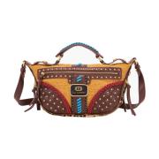 Jungle Handtas in Bruin La Carrie , Multicolor , Dames